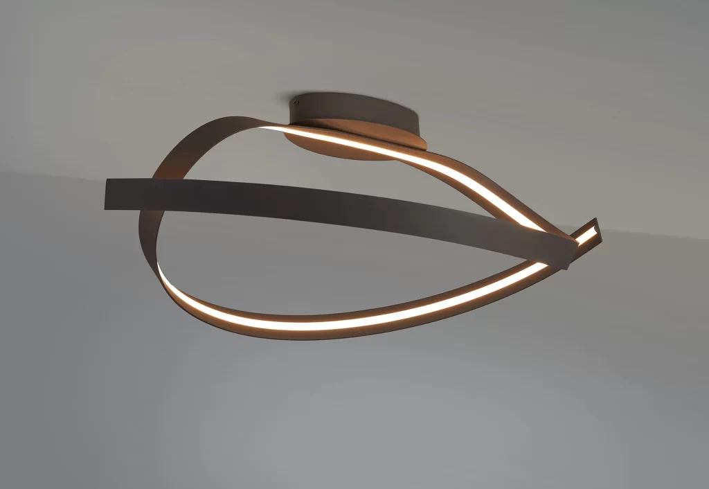 Aria LED Ceiling Light Grey | Modern LED Ceiling Lights