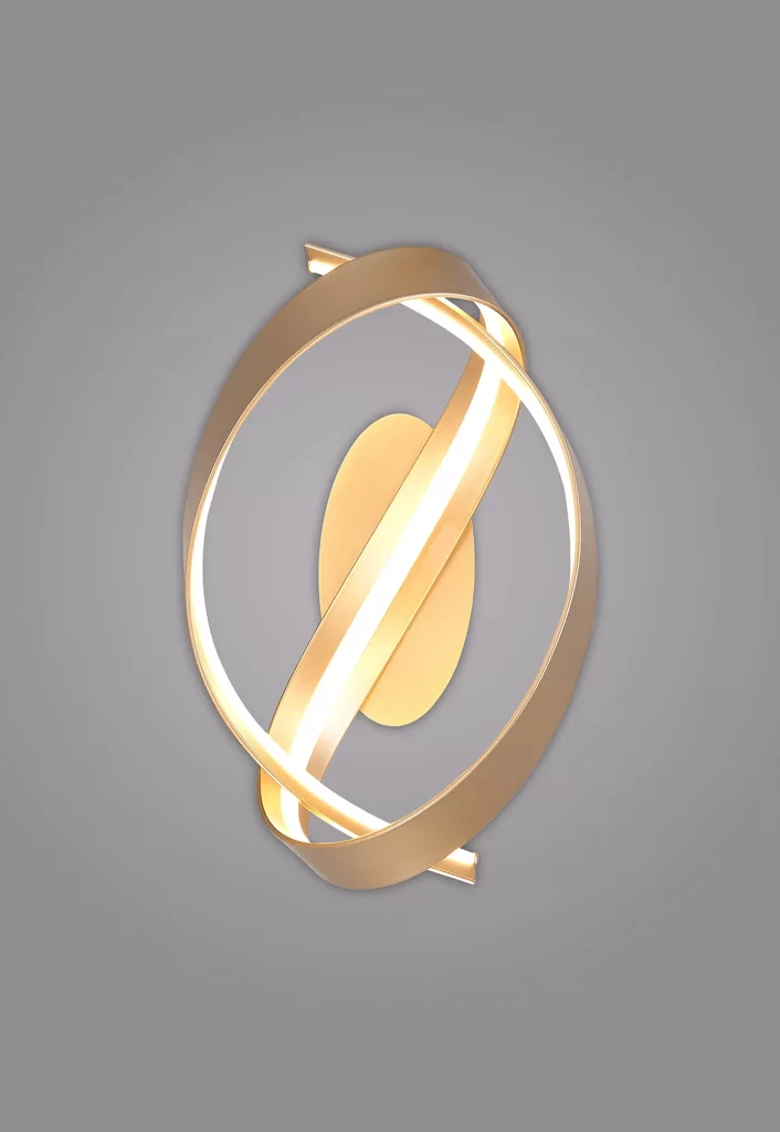 LED Wall Light Gold | Modern LED Wall Lights