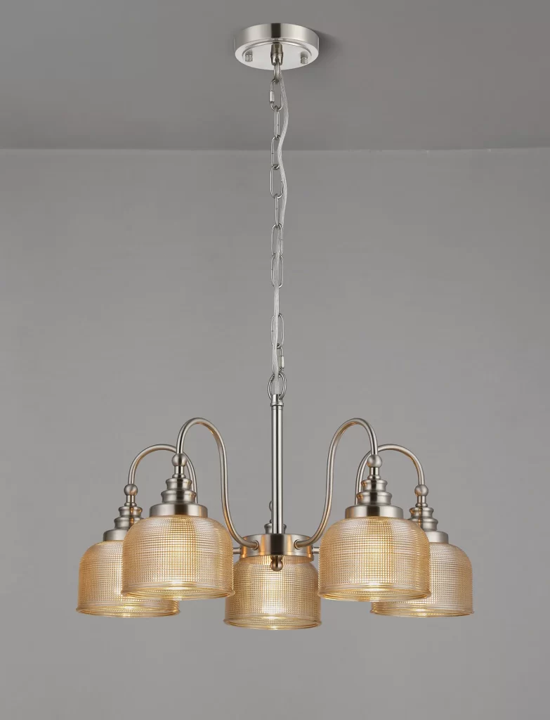 5Lt Ceiling Light Satin Nickel | Satin Nickel Ceiling Lights